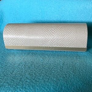 JIMMY CHOO snakeskin faux leather gold beige white magnetic closure case NEW